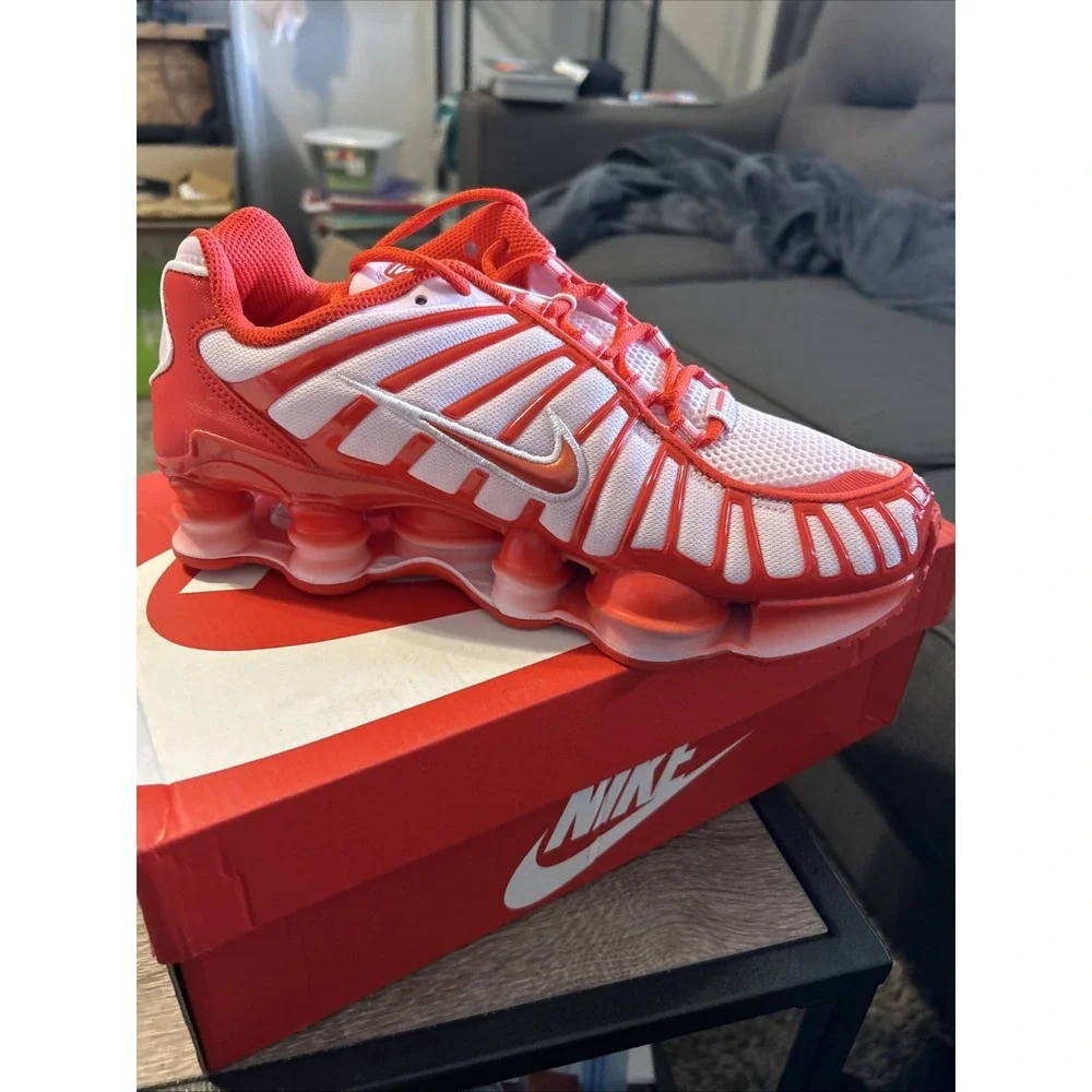 NIB Nike Shox TL GS Size 6.5 Y Shoes Pink/White/Red IQ5090663 Women's Size 8